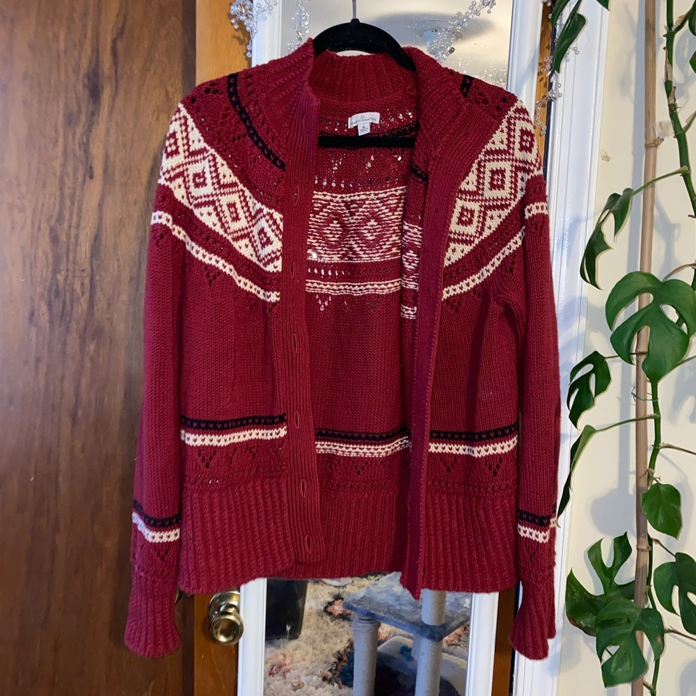 L.L. bean cozy knit sweater, perfect for🎄🎅🏻Christmas🎅🏻🎄and/or 💌 Valentines!💌